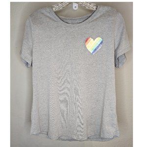 Large - Sonoma * Rainbow Heart Top